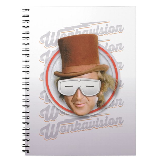 Willy Wonka i Wonkavision Goggles Anteckningsbok (Framsidan)