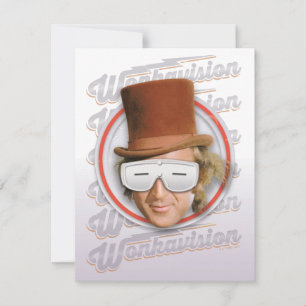 Willy Wonka i Wonkavision-goggles Anteckningskort