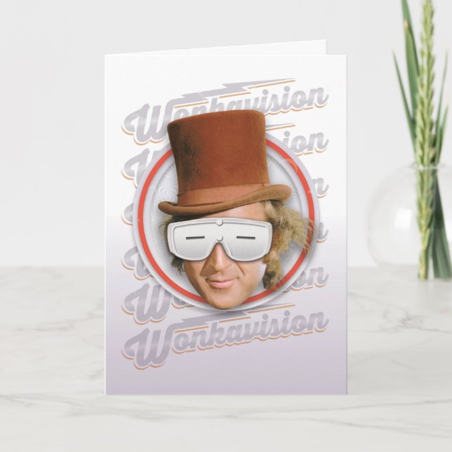 Willy Wonka i Wonkavision Goggles Kort (Framsida)