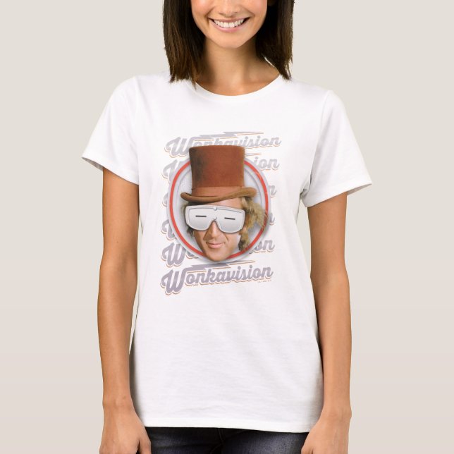 Willy Wonka i Wonkavision Goggles T Shirt (Framsida)