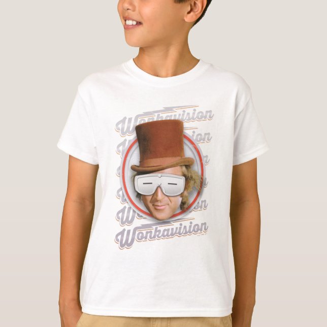 Willy Wonka i Wonkavision Goggles T Shirt (Framsida)