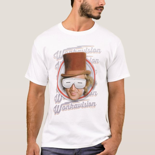 Willy Wonka i Wonkavision Goggles T Shirt (Framsida)