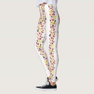 Willy Wonka Lickable Tapet Mönster Leggings