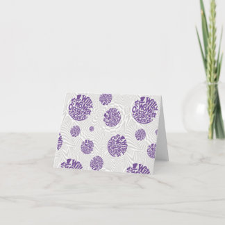 Willy Wonka Logotyp Psychedelic Graphic Anteckningskort