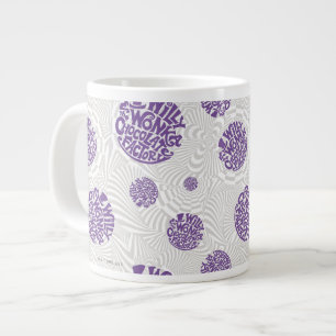 Willy Wonka Logotyp Psychedelic Graphic Jumbo Mugg