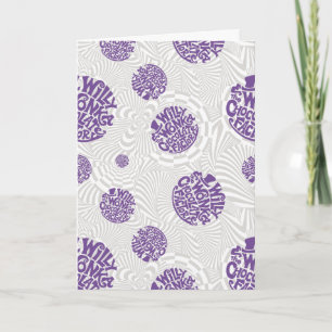 Willy Wonka Logotyp Psychedelic Graphic Kort