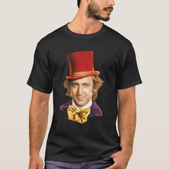 Willy Wonka och Chocolate Factory Willy Wonka T Shirt (Framsida)