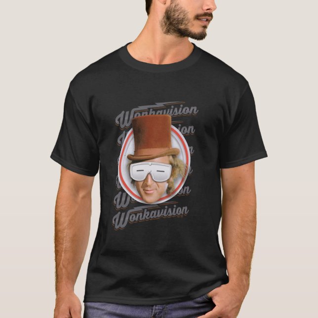 Willy Wonka och Chocolate Factory Wonkavision T Shirt (Framsida)