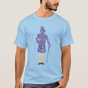 Willy Wonka Quote Silhouette T Shirt