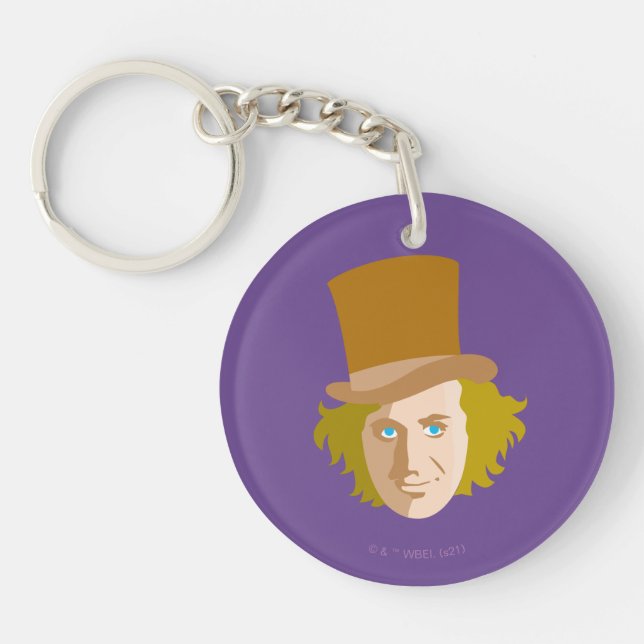 Willy Wonka Stenciled Face Graphic (Framsidan)