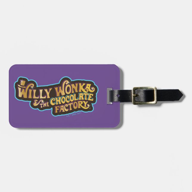 Willy Wonka & the Chocolate Factory Logotyp Bagagebricka (Horisontell Framsida)