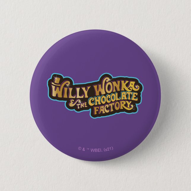 Willy Wonka & the Chocolate Factory Logotyp Knapp (Framsida)