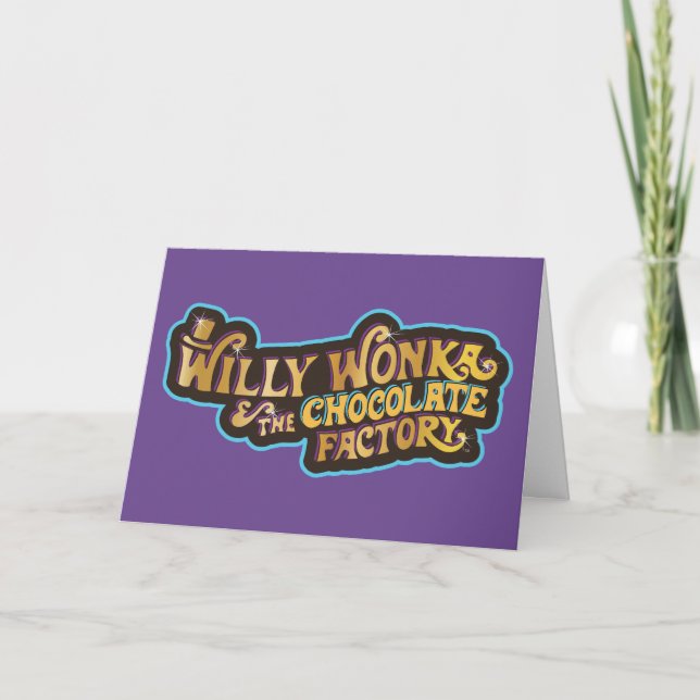Willy Wonka & the Chocolate Factory Logotyp Kort (Framsida)
