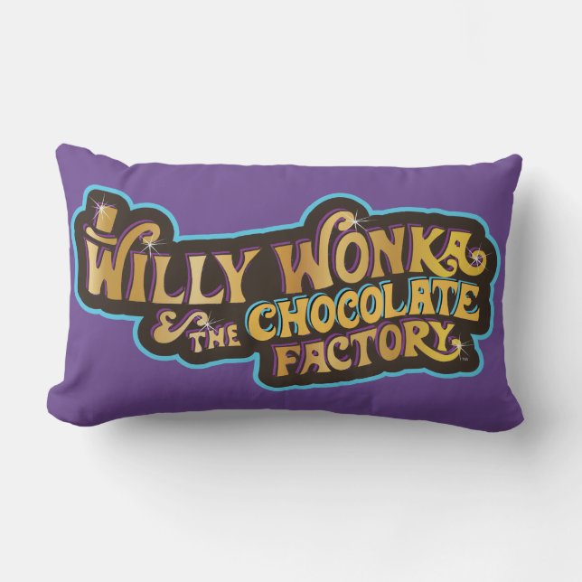 Willy Wonka & the Chocolate Factory Logotyp Lumbarkudde (Framsida)
