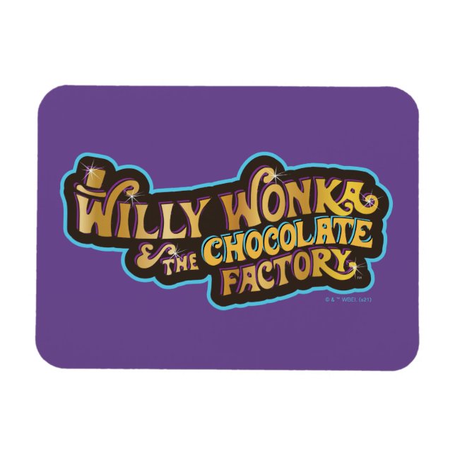 Willy Wonka & the Chocolate Factory Logotyp Magnet (Horisontell)