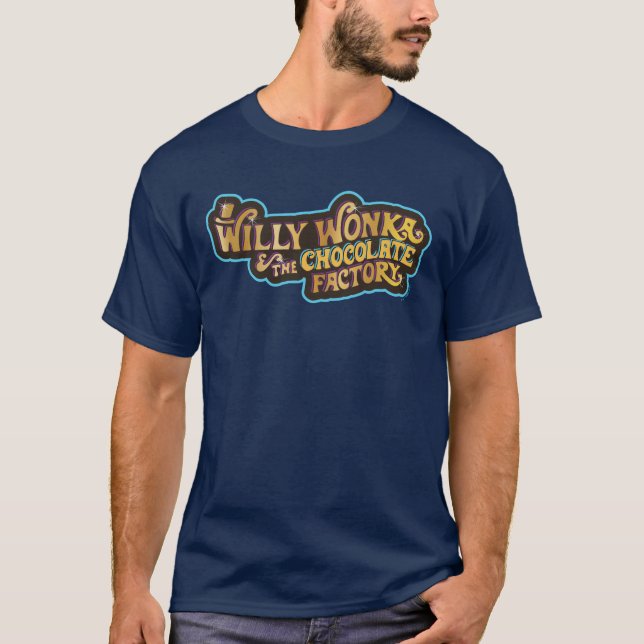 Willy Wonka & the Chocolate Factory Logotyp T Shirt (Framsida)