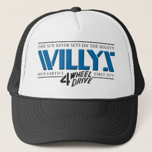 Willys 4WD blåtthatt Keps