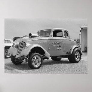 Willys Gasser 1 - vintagefriktion Poster
