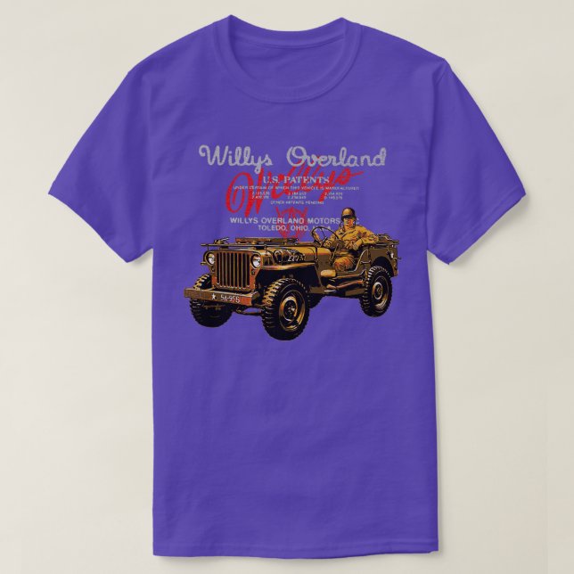 Willys Overland (2)  T Shirt (Design framsida)