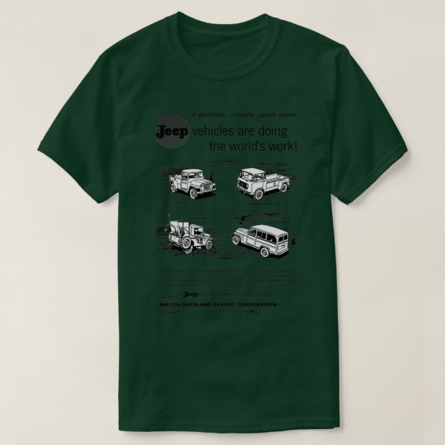 WILLYS OVERLAND  T SHIRT (Design framsida)