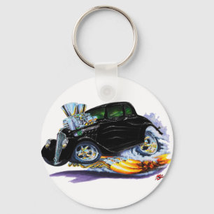 Willys svart bil 1933-36 nyckelring