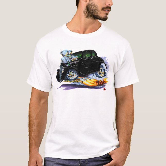 Willys svart bil 1933-36 tee (Framsida)