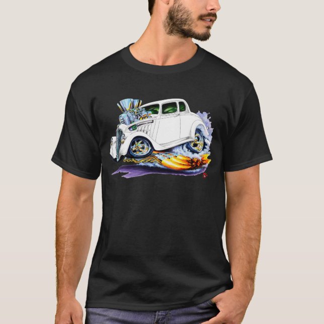 Willys vitbil 1933-36 tee shirt (Framsida)