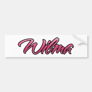 Wilma bleknar rosa dekaler klistermärken