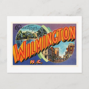 Wilmington #2 North Carolina NC Antik Postkort- Vykort