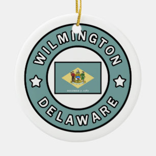 Wilmington Delaware Julgransprydnad Keramik