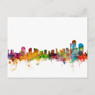 Wilmington Delaware Skyline Vykort