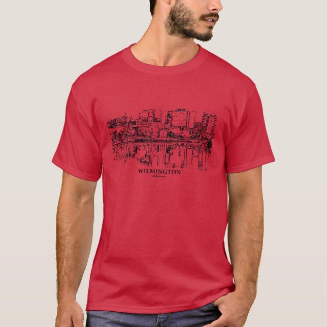 Wilmington Delaware T Shirt (Framsida)