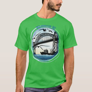 WILMINGTON NC CAPE RON MEMORIAL BRIDGE T SHIRT