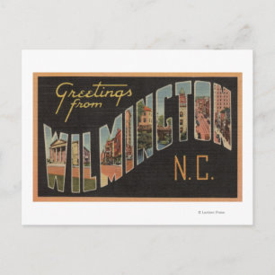 Wilmington, North Carolina - Large Brev Scenes Vykort