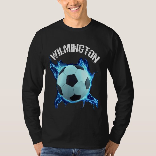 Wilmington Soccer Retro T Shirt (Framsida)