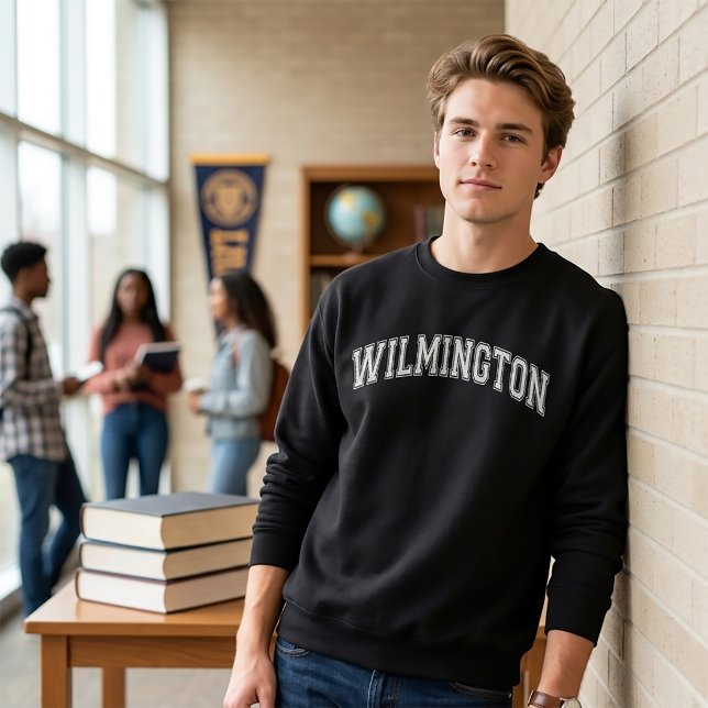 WILMINGTON Universitetstilsvärmare College Lång Ärmad Tröja (Skapare uppladdad)