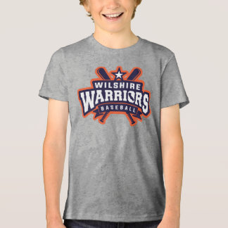 Wilshire Warriors Baseball League-Logotyp T Shirt