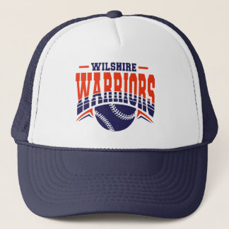 Wilshire Warriors Navy Baseball Logotyp Keps