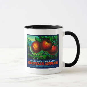 Wilshires för Apple för OakGlen etikett låda Mugg