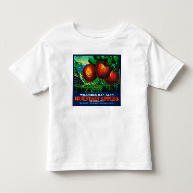 Wilshires för Apple för OakGlen etikett låda T Shirt (Framsida)