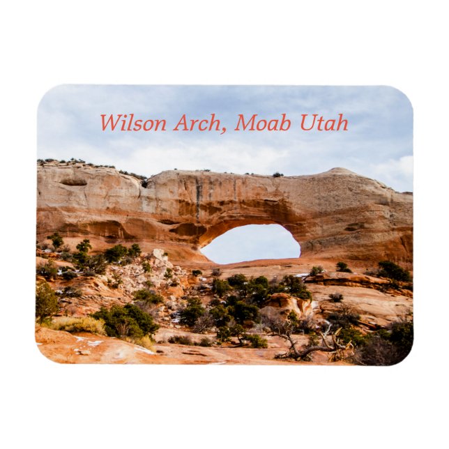 Wilson Arch, Moab Utah Flexible Photo Magnet (Horisontell)