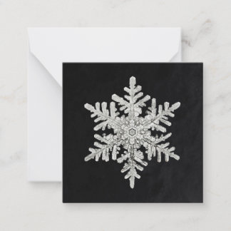 Wilson Bentleys Snowflake Anteckningskort