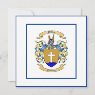 Wilson Family Crest.Jacka av arm