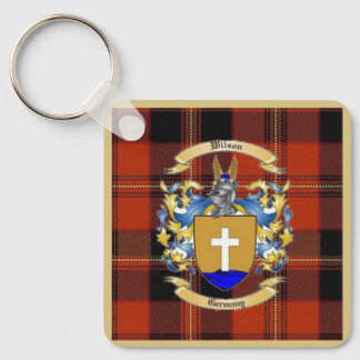 Wilson Family Crest Keychain Nyckelring