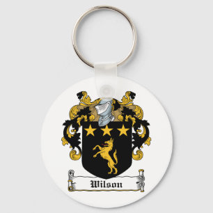 Wilson Family Crest Nyckelring