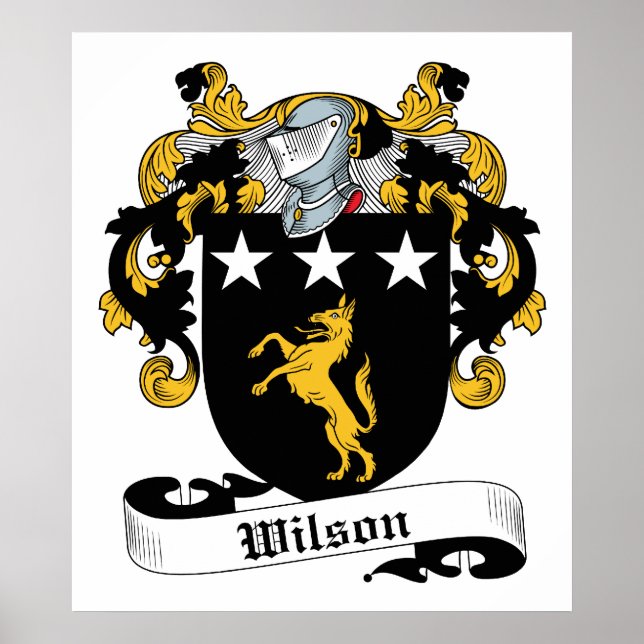 Wilson Family Crest Poster (Framsidan)
