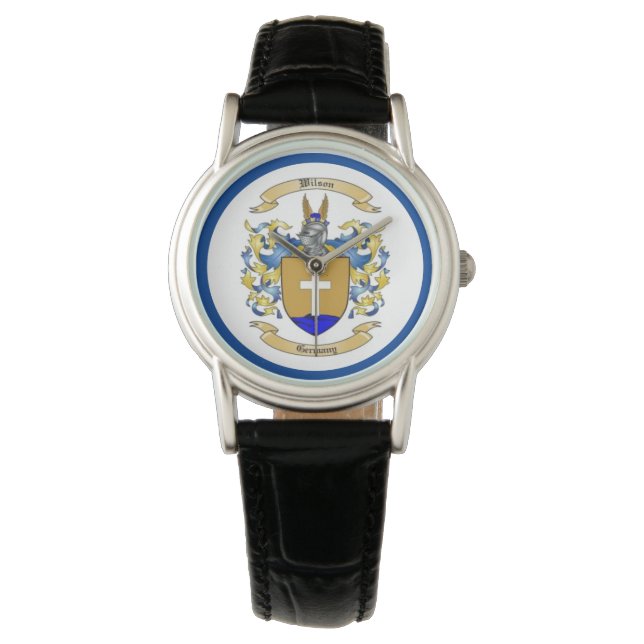Wilson Family Crest [tyska] Armbandsur (Framsida)