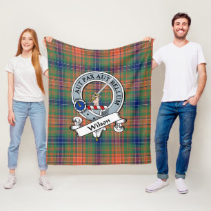 Wilson Klan Badge Tartan Play Fleecefilt