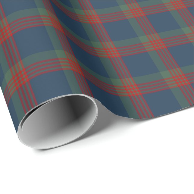 Wilson Klan Tartan Presentpapper (Rullad Hörn)