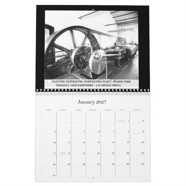 WILSON POND 2011 KALENDER (Jan 2027)